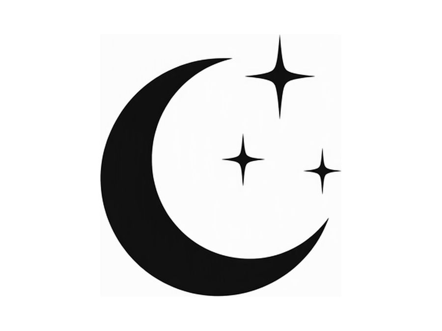 Crescent moon design