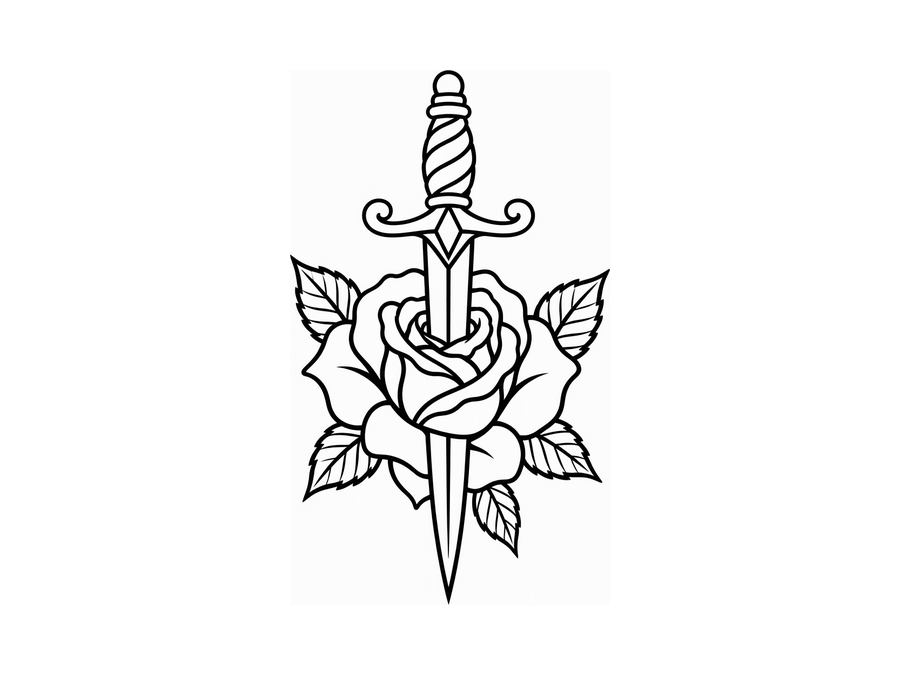 Rose & dagger